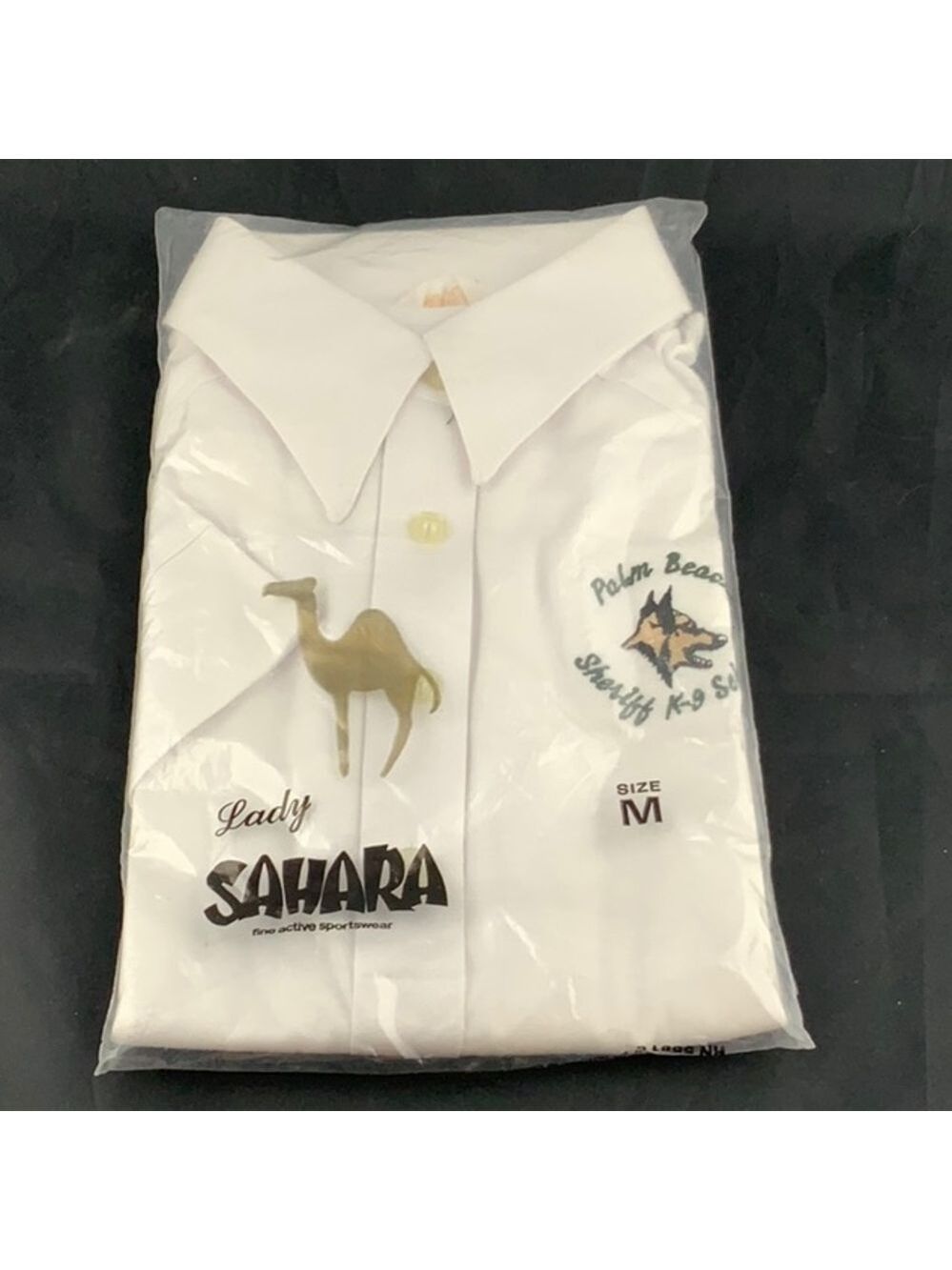Vintage Lady Sahara Polo Palm Beach K-9 School M New in Bag